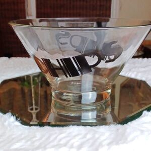 Wheaton 70'svintage‎ ExLarge Chip Glass Bowl  34Round 11W AtTop 7Tall